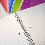 Cuaderno A4 Husares Trendy Colors Con Espiral X80H Rayado